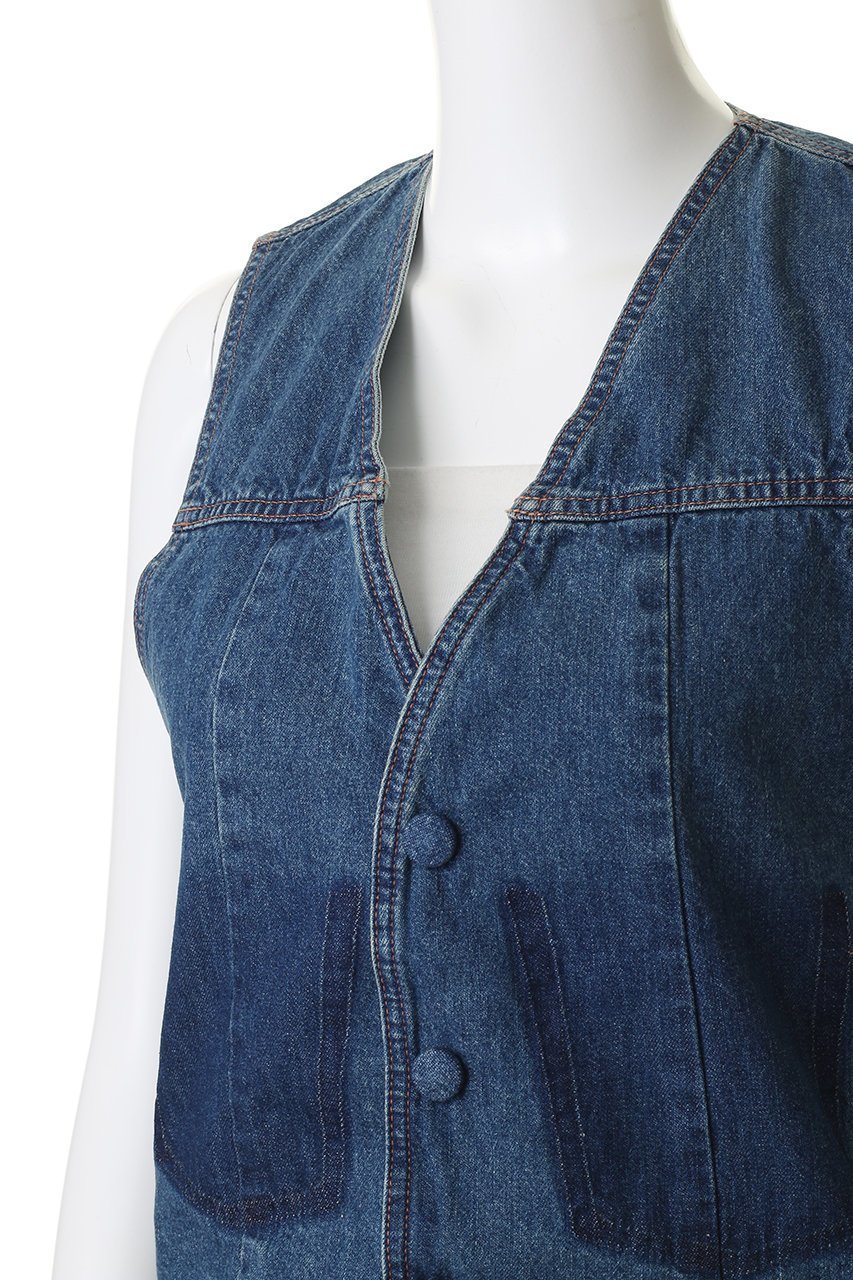 【マルティニーク/martinique】の【CURRENTAGE】デニムジレ 人気、トレンドファッション・服の通販 founy(ファニー) 　ファッション　Fashion　レディースファッション　Fashion for Women　アウター　Coat / Outerwear Collection　レディースジャケット・軽アウター　Jackets　2026年　2026　カットソー　Cut and Sewn Top　ジャケット　Jacket, Outerwear　フェミニン　Feminine, Girly　ベスト　Vest, Waistcoat　ポケット　Pocket, Pocket Detail　モダン　Modern, Contemporary　夏　Summer　春　Spring　S/S・春夏　SS, Spring/Summer, Warm Season　other-5|ID: prp329100004854306 ipo3291000000035706176