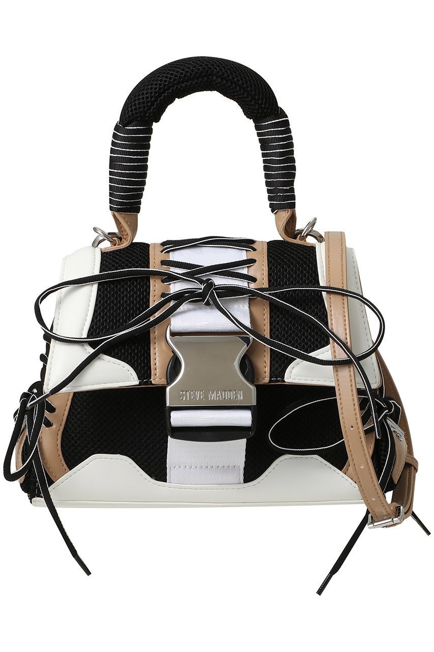 【スティーブマデン/STEVE MADDEN】のBDIEGO スニーカーディテールミニバッグ インテリア・キッズ・メンズ・レディースファッション・服の通販 founy(ファニー) 　ファッション　Fashion　レディースファッション　Fashion for Women　バッグ　Bags　2026年　2026　スニーカー　Sneakers, Trainers　スポーティ　Sporty, Casual Athletic　メッシュ　Mesh, Net Fabric　ラグジュアリー　Luxury, Elegant　レース　Lace, Lace Fabric　夏　Summer　春　Spring　S/S・春夏　SS, Spring/Summer, Warm Season　BLK/TAN|ID: prp329100004854309 ipo3291000000035706209