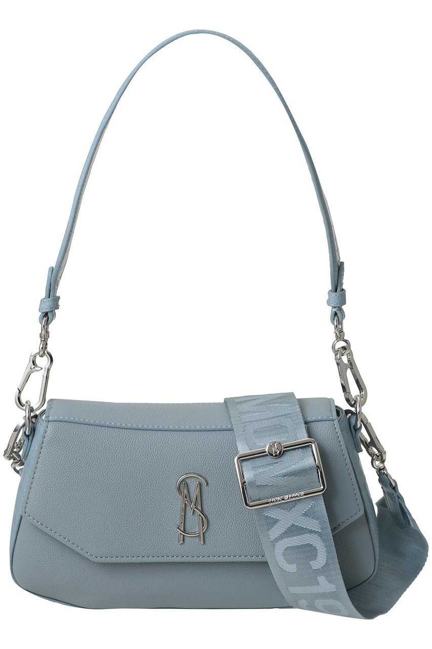 【スティーブマデン/STEVE MADDEN】のBLYON-C ロゴフラップショルダーバッグ インテリア・キッズ・メンズ・レディースファッション・服の通販 founy(ファニー) 　ファッション　Fashion　レディースファッション　Fashion for Women　バッグ　Bags　2026年　2026　クラシカル　Classical, Vintage-Inspired　フォルム　Silhouette, Form　夏　Summer　春　Spring　S/S・春夏　SS, Spring/Summer, Warm Season　BLU|ID: prp329100004854310 ipo3291000000035706223