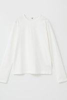 【ハー/HER.】のコットンクルーネックカットソー 人気、トレンドファッション・服の通販 founy(ファニー) ファッション Fashion レディースファッション Fashion for Women トップス・カットソー Cut & Sew Tops シャツ・ブラウス・オフィスカジュアル Elegant Blouses & Button-Ups ロングTシャツ・Tシャツ Longline T-Shirts & Tees カットソー・ベーシックTシャツ Cut-and-Sewn Tops / Stretch Tees & Basics なめらか Smooth, Silky Texture インナー Innerwear スリーブ Sleeve, Long Sleeve / Short Sleeve トレンド Trend, Trending Now ロング Long, Long-Length エレガント 上品 Elegant 定番 Standard, Basic Item |ID:prp329100004854320