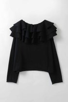 【ハー/HER.】の【2/12 12:00販売開始】フレアカラーニットプルオーバー 人気、トレンドファッション・服の通販 founy(ファニー) ファッション Fashion レディースファッション Fashion for Women トップス・カットソー Cut & Sew Tops ニット Knit Tops & Sweaters カジュアルプルオーバー・ニットトップス Pullovers & Knit Tops / Casual Pullovers 2026年 2026 スーツ Suit, Formalwear ダウン Down, Puffer デニム Denim, Jeans Material フリル Frill, Ruffle ベーシック Basic, Essential ボトム Bottoms, Lower Wear リラックス Relax, Relaxed Fit 夏 Summer 春 Spring S/S・春夏 SS, Spring/Summer, Warm Season thumbnail ブラック|ID: prp329100004854325 ipo3291000000035706437