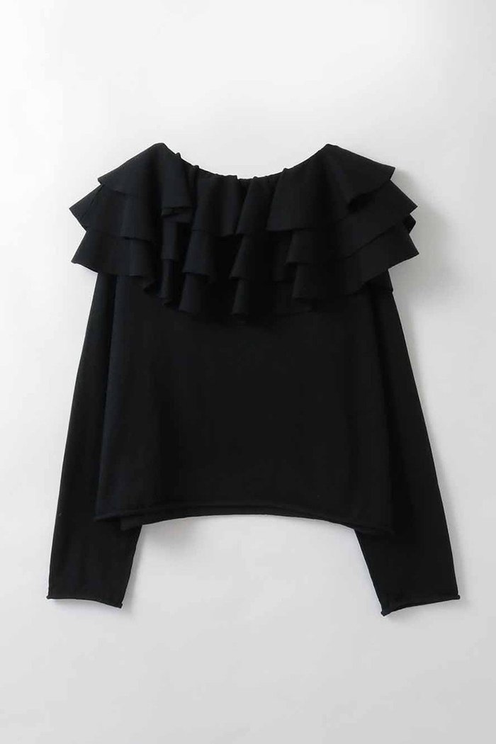 【ハー/HER.】のフレアカラーニットプルオーバー インテリア・キッズ・メンズ・レディースファッション・服の通販 founy(ファニー) https://founy.com/ ファッション Fashion レディースファッション Fashion for Women トップス・カットソー Cut & Sew Tops ニット Knit Tops & Sweaters カジュアルプルオーバー・ニットトップス Pullovers & Knit Tops / Casual Pullovers 2026年 2026 スーツ Suit, Formalwear ダウン Down, Puffer デニム Denim, Jeans Material フリル Frill, Ruffle ベーシック Basic, Essential ボトム Bottoms, Lower Wear リラックス Relax, Relaxed Fit 夏 Summer 春 Spring S/S・春夏 SS, Spring/Summer, Warm Season |ID: prp329100004854325 ipo3291000000036044805