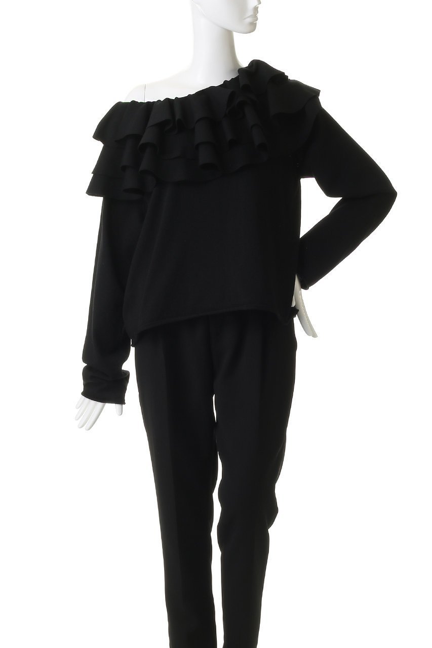 【ハー/HER.】のフレアカラーニットプルオーバー 人気、トレンドファッション・服の通販 founy(ファニー) 　ファッション　Fashion　レディースファッション　Fashion for Women　トップス・カットソー　Cut & Sew Tops　ニット　Knit Tops & Sweaters　カジュアルプルオーバー・ニットトップス　Pullovers & Knit Tops / Casual Pullovers　スーツ　Suit, Formalwear　ダウン　Down, Puffer　デニム　Denim, Jeans Material　フリル　Frill, Ruffle　ベーシック　Basic, Essential　ボトム　Bottoms, Lower Wear　リラックス　Relax, Relaxed Fit　other-3|ID: prp329100004854325 ipo3291000000036169321