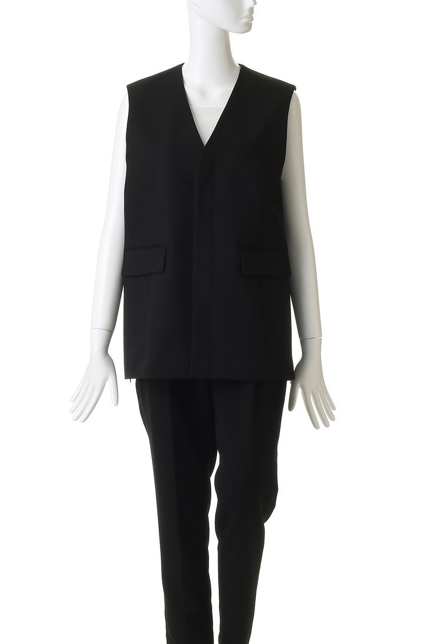 【デパリエ/DEPAREILLE】のウールナイロンギャバジンジレ 人気、トレンドファッション・服の通販 founy(ファニー) 　ファッション　Fashion　レディースファッション　Fashion for Women　アウター　Coat / Outerwear Collection　レディースジャケット・軽アウター　Jackets　2026年　2026　シンプル　Simple, Minimal　ジャケット　Jacket, Outerwear　スリット　Slit, Slit Detail　ベスト　Vest, Waistcoat　エレガント 上品　Elegant　夏　Summer　春　Spring　S/S・春夏　SS, Spring/Summer, Warm Season　other-2|ID: prp329100004854329 ipo3291000000035706497