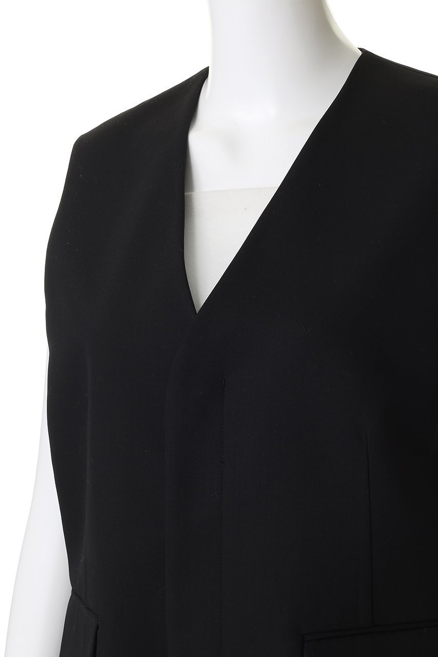 【デパリエ/DEPAREILLE】のウールナイロンギャバジンジレ 人気、トレンドファッション・服の通販 founy(ファニー) 　ファッション　Fashion　レディースファッション　Fashion for Women　アウター　Coat / Outerwear Collection　レディースジャケット・軽アウター　Jackets　2026年　2026　シンプル　Simple, Minimal　ジャケット　Jacket, Outerwear　スリット　Slit, Slit Detail　ベスト　Vest, Waistcoat　エレガント 上品　Elegant　夏　Summer　春　Spring　S/S・春夏　SS, Spring/Summer, Warm Season　other-5|ID: prp329100004854329 ipo3291000000035706503