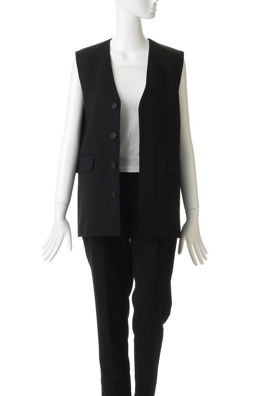 【デパリエ/DEPAREILLE】のウールナイロンギャバジンジレ 人気、トレンドファッション・服の通販 founy(ファニー) 　ファッション　Fashion　レディースファッション　Fashion for Women　アウター　Coat / Outerwear Collection　レディースジャケット・軽アウター　Jackets　2026年　2026　シンプル　Simple, Minimal　ジャケット　Jacket, Outerwear　スリット　Slit, Slit Detail　ベスト　Vest, Waistcoat　エレガント 上品　Elegant　夏　Summer　春　Spring　S/S・春夏　SS, Spring/Summer, Warm Season　other-8|ID: prp329100004854329 ipo3291000000035706509