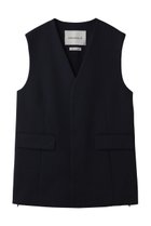 【デパリエ/DEPAREILLE】のウールナイロンギャバジンジレ ネイビー|ID: prp329100004854329 ipo3291000000036891779