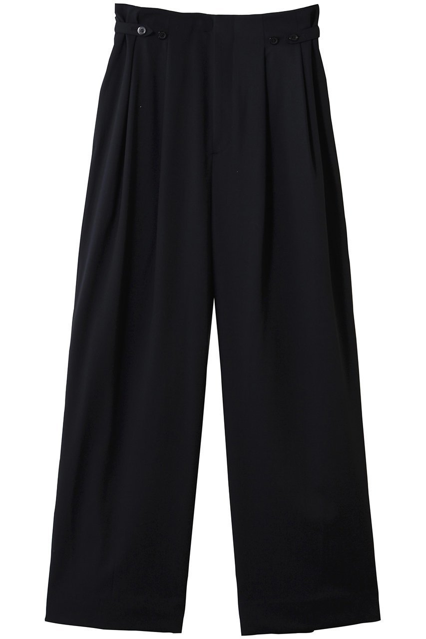 【デパリエ/DEPAREILLE】のウールナイロンギャバジンウエストベルトパンツ インテリア・キッズ・メンズ・レディースファッション・服の通販 founy(ファニー) 　ファッション　Fashion　レディースファッション　Fashion for Women　パンツ　Pants & Trousers　ベルト&ウエストマーク　Belts & Waist Accessories　2026年　2026　ギャザー　Gathered, Ruffled　フロント　Front, Front Design　ワイド　Wide, Wide Fit　エレガント 上品　Elegant　夏　Summer　春　Spring　S/S・春夏　SS, Spring/Summer, Warm Season　ネイビー|ID: prp329100004854331 ipo3291000000035706514