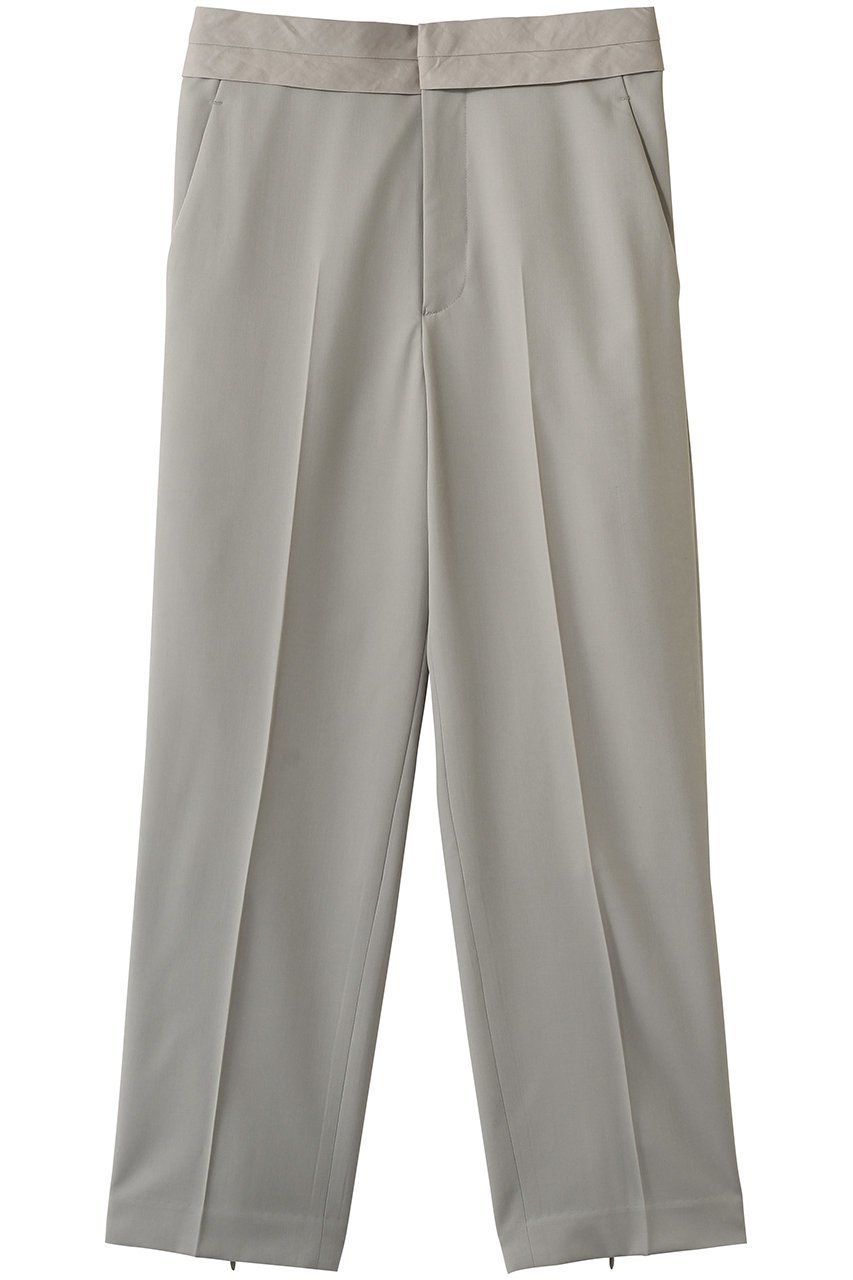 【デパリエ/DEPAREILLE】のウールナイロンギャバジンパンツ インテリア・キッズ・メンズ・レディースファッション・服の通販 founy(ファニー) 　ファッション　Fashion　レディースファッション　Fashion for Women　パンツ　Pants & Trousers　スリム　Slim, Slim Fit　センター　Center, Center Line　エレガント 上品　Elegant　グレージュ|ID: prp329100004854333 ipo3291000000036144072