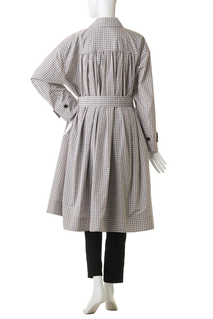 【デパリエ/DEPAREILLE】のギンガムコート 大人の最旬トレンドファッション＆コーディネート founy(ファウニー) 　ファッション　Fashion　レディースファッション　Fashion for Women　アウター　Coat / Outerwear Collection　コート・ロングコート・ピーコート　Long Coats, Peacoats & More　エレガント 上品　Elegant　ギンガム　Gingham, Gingham Fabric　チェック　Check, Plaid, Tartan　ロング　Long, Long-Length　other-4|ID: prp329100004854335 ipo3291000000036734542