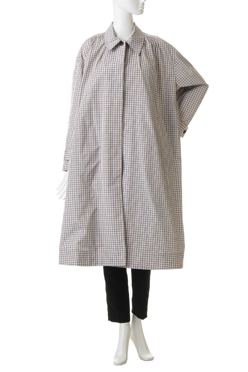 【デパリエ/DEPAREILLE】のギンガムコート 大人の最旬トレンドファッション＆コーディネート founy(ファウニー) 　ファッション　Fashion　レディースファッション　Fashion for Women　アウター　Coat / Outerwear Collection　コート・ロングコート・ピーコート　Long Coats, Peacoats & More　エレガント 上品　Elegant　ギンガム　Gingham, Gingham Fabric　チェック　Check, Plaid, Tartan　ロング　Long, Long-Length　other-7|ID: prp329100004854335 ipo3291000000036734545