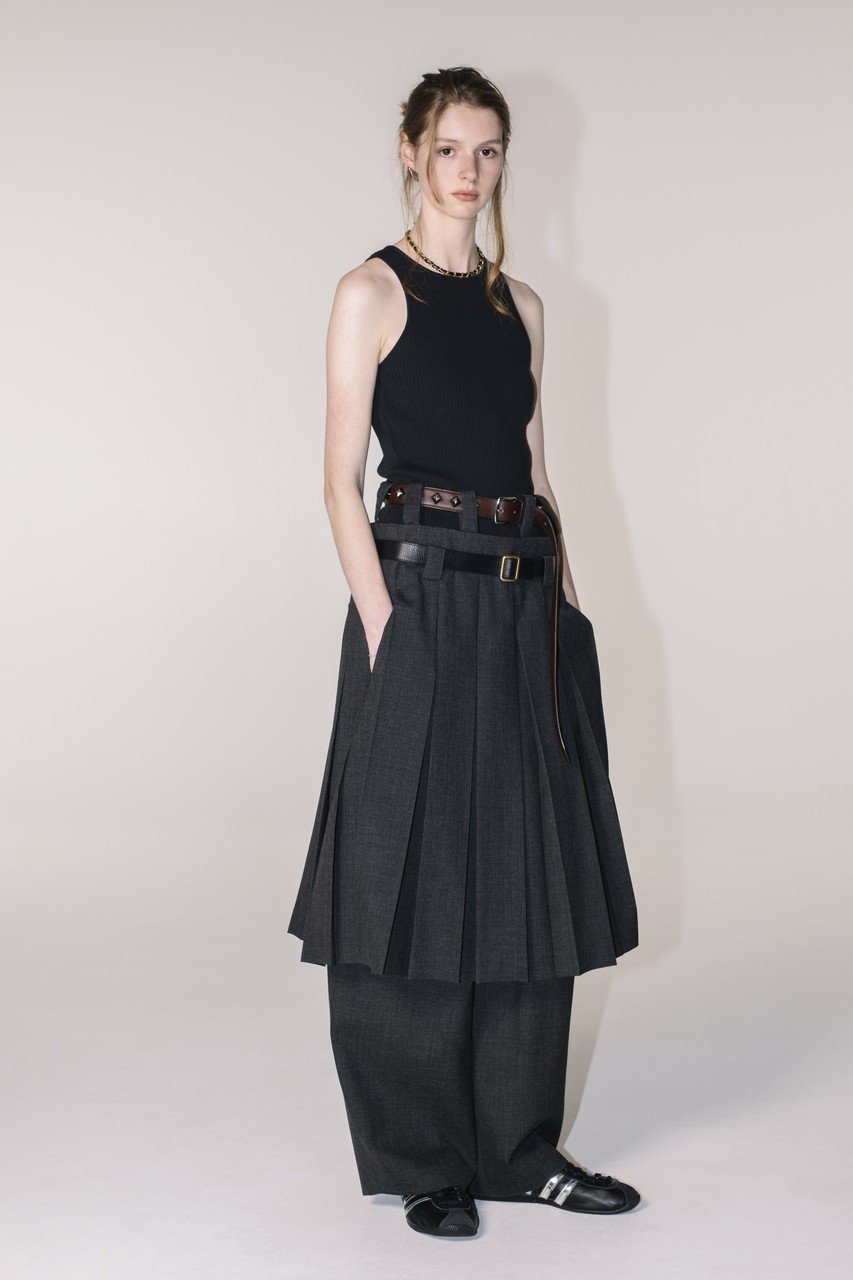 【バウト/BOWTE】のBLUEFACED WORSTED HARD FINISHED POST PUNK PLEATS SKIRT 人気、トレンドファッション・服の通販 founy(ファニー) ファッション Fashion レディースファッション Fashion for Women スカート Skirts クラシック Classic, Timeless Style バランス Balance, Style Balance プリーツ Pleats, Pleated モダン Modern, Contemporary ループ Loop, Loop Knit other-7|ID: prp329100004854337 ipo3291000000036044858