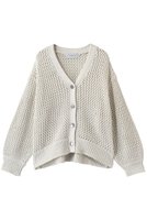 【エリオポール/heliopole】のメッシュニットカーディガン 人気、トレンドファッション・服の通販 founy(ファニー) ファッション Fashion レディースファッション Fashion for Women トップス・カットソー Cut & Sew Tops ニット Knit Tops & Sweaters カーディガン・羽織り Layered Style Cardigans 2026年 2026 カーディガン Cardigan, Knitwear メッシュ Mesh, Net Fabric エレガント 上品 Elegant 夏 Summer 春 Spring S/S・春夏 SS, Spring/Summer, Warm Season 羽織 Haori, Light Jacket |ID:prp329100004854635