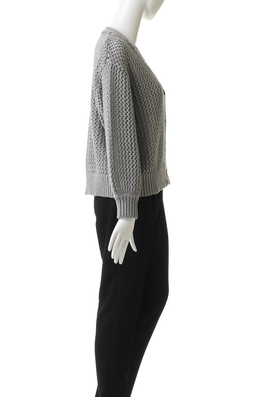 【エリオポール/heliopole】のメッシュニットカーディガン 人気、トレンドファッション・服の通販 founy(ファニー) 　ファッション　Fashion　レディースファッション　Fashion for Women　トップス・カットソー　Cut & Sew Tops　ニット　Knit Tops & Sweaters　カーディガン・羽織り　Layered Style Cardigans　2026年　2026　カーディガン　Cardigan, Knitwear　メッシュ　Mesh, Net Fabric　エレガント 上品　Elegant　夏　Summer　春　Spring　S/S・春夏　SS, Spring/Summer, Warm Season　羽織　Haori, Light Jacket　other-3|ID: prp329100004854635 ipo3291000000035719288