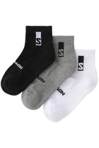 【サロモン/Salomon】のEVERYDAY ANKLE 3-PACK ソックス ブラック/ホワイト/グレーメランジ|ID: prp329100004854637 ipo3291000000035719311