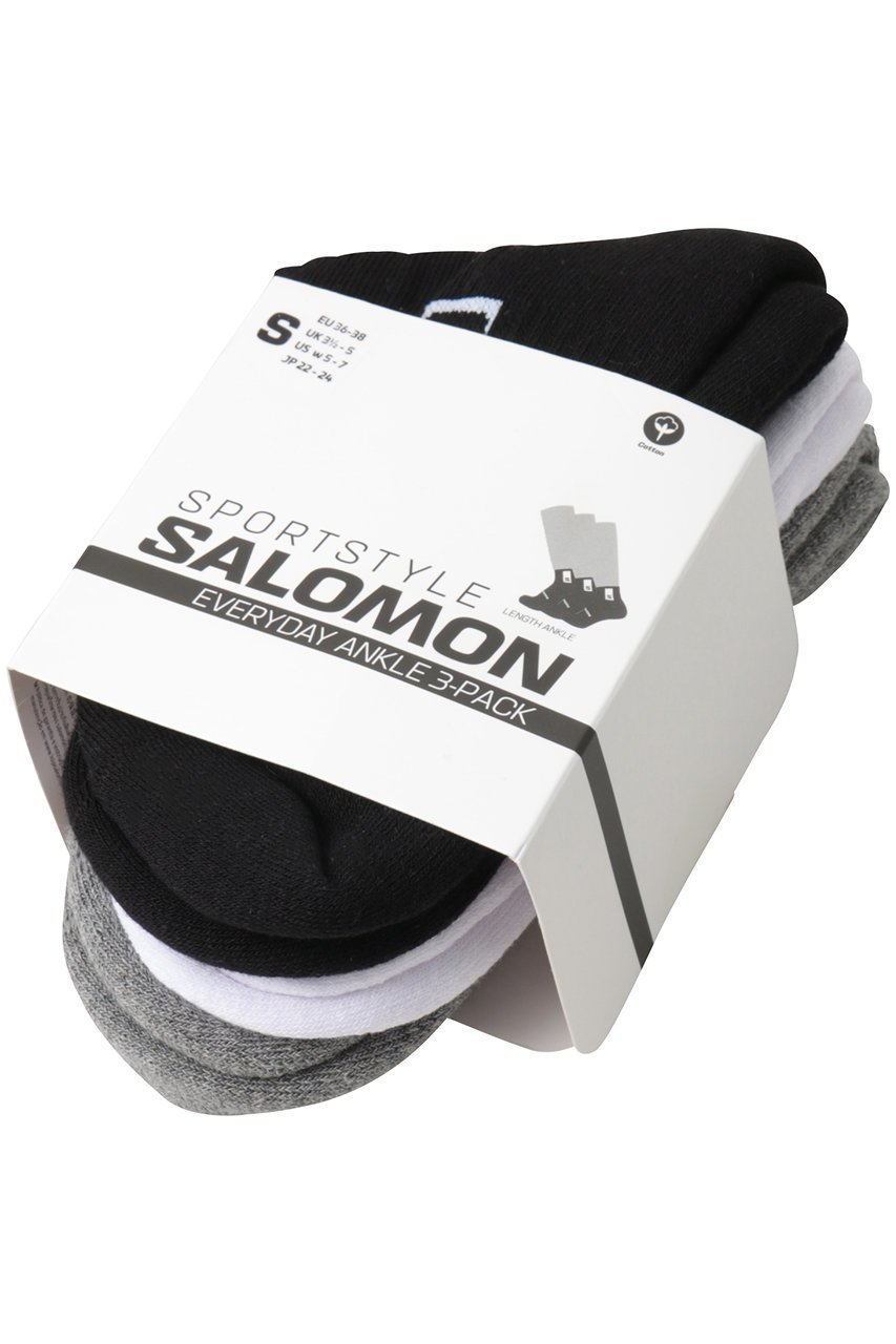 【サロモン/Salomon】のEVERYDAY ANKLE 3-PACK ソックス 人気、トレンドファッション・服の通販 founy(ファニー) 　ファッション　Fashion　レディースファッション　Fashion for Women　ソックス&靴下　Socks & Hosiery　レッグウェア・ストッキング　Legwear & Hosiery　2026年　2026　ユニセックス　Unisex, Genderless　クラシカル　Classical, Vintage-Inspired　ソックス　Socks, Hosiery　フィット　Fit, Slim Fit　夏　Summer　春　Spring　S/S・春夏　SS, Spring/Summer, Warm Season　other-4|ID: prp329100004854637 ipo3291000000035719317