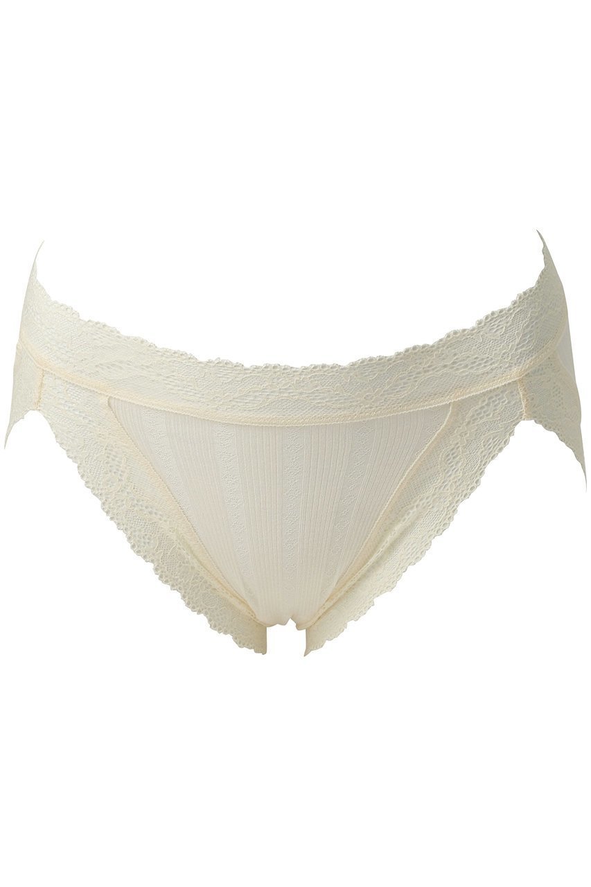 【キッドブルー/KID BLUE】の26コットンリブJQショーツ インテリア・キッズ・メンズ・レディースファッション・服の通販 founy(ファニー) 　ファッション　Fashion　レディースファッション　Fashion for Women　下着・ランジェリー　Lingerie & Intimates　ショーツ・ランジェリー用ボトムス　Panties / Briefs / Lingerie Bottoms　2026年　2026　ショーツ　Shorts, Short Pants　フェミニン　Feminine, Girly　ランジェリー　Lingerie, Intimate Wear　レース　Lace, Lace Fabric　エレガント 上品　Elegant　夏　Summer　春　Spring　S/S・春夏　SS, Spring/Summer, Warm Season　アイボリー|ID: prp329100004854646 ipo3291000000035954801