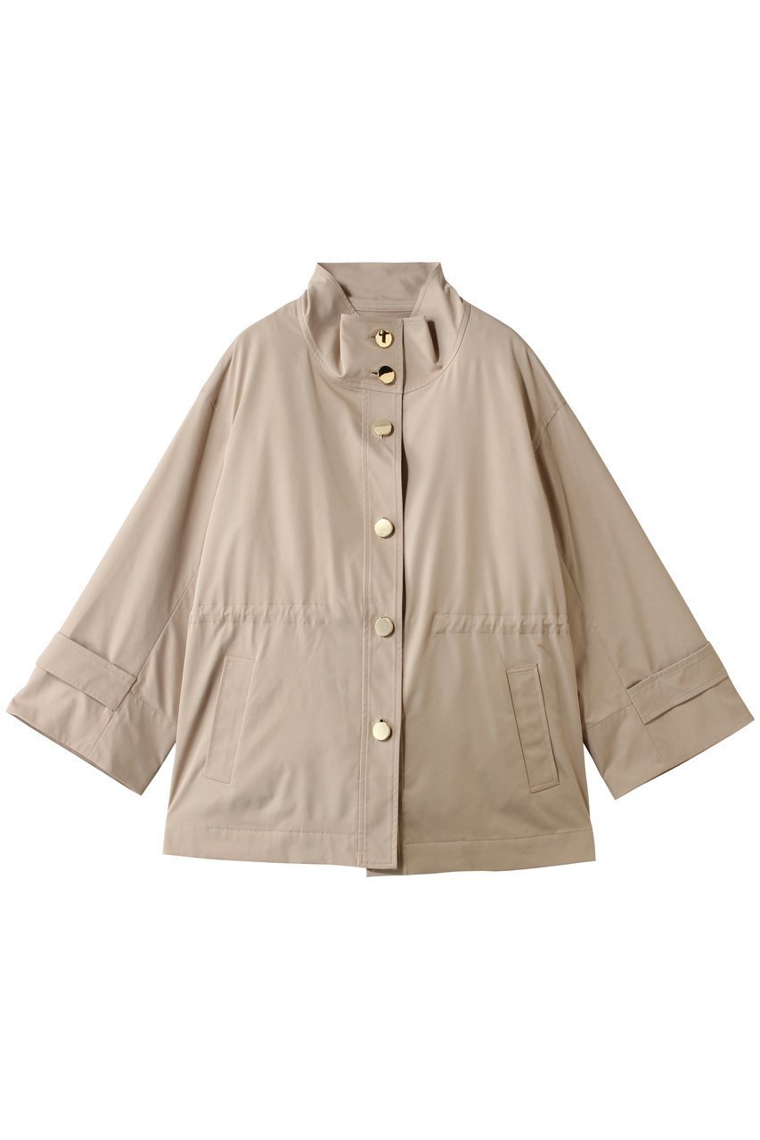 【アナイ/ANAYI】のブライトツイルスタンドハーフコート 人気、トレンドファッション・服の通販 founy(ファニー) 　ファッション　Fashion　レディースファッション　Fashion for Women　アウター　Coat / Outerwear Collection　コート・ロングコート・ピーコート　Long Coats, Peacoats & More　2026年　2026　ファブリック　Fabric, Textile　ライナー　Liner, Inner Layer　ロング　Long, Long-Length　夏　Summer　春　Spring　S/S・春夏　SS, Spring/Summer, Warm Season　 other-1|ID: prp329100004854649 ipo3291000000035719468