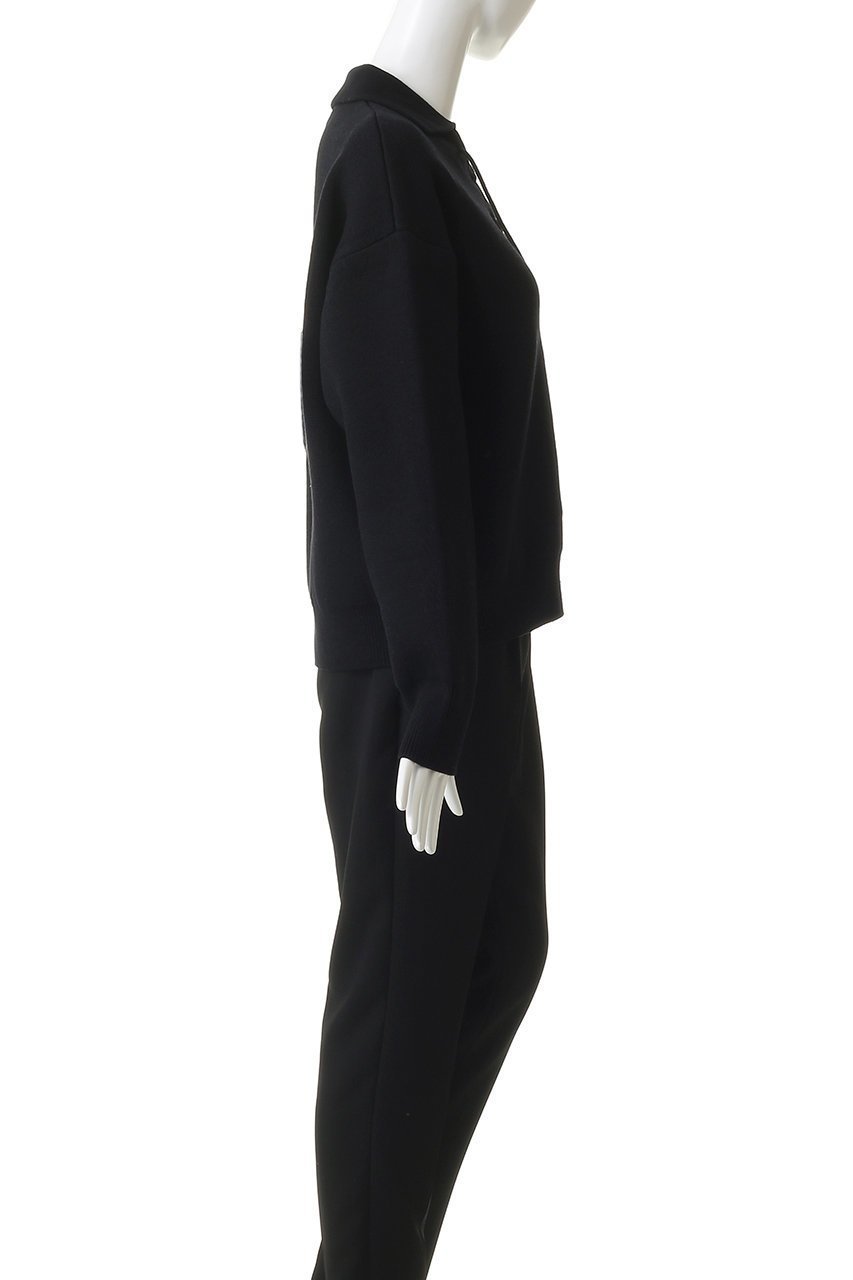 【プルミエ アロンディスモン/1er Arrondissement】のレースアップポロニットプルオーバー 人気、トレンドファッション・服の通販 founy(ファニー) 　ファッション　Fashion　レディースファッション　Fashion for Women　トップス・カットソー　Cut & Sew Tops　ニット　Knit Tops & Sweaters　カジュアルプルオーバー・ニットトップス　Pullovers & Knit Tops / Casual Pullovers　2026年　2026　おすすめ　Recommended / Our Picks　デニム　Denim, Jeans Material　フロント　Front, Front Design　ボトム　Bottoms, Lower Wear　レース　Lace, Lace Fabric　ワイド　Wide, Wide Fit　夏　Summer　春　Spring　S/S・春夏　SS, Spring/Summer, Warm Season　other-3|ID: prp329100004854653 ipo3291000000035719516