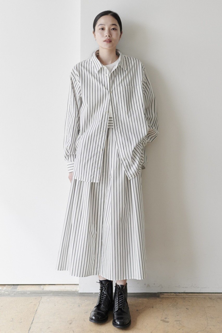 【レリル/lelill】のピマソロ スプリットワイドシャツ 人気、トレンドファッション・服の通販 founy(ファニー) 　ファッション　Fashion　レディースファッション　Fashion for Women　トップス・カットソー　Cut & Sew Tops　シャツ・ブラウス・オフィスカジュアル　Elegant Blouses & Button-Ups　春　Spring　スタイリッシュ　Stylish, Fashionable　スリーブ　Sleeve, Long Sleeve / Short Sleeve　定番　Standard, Basic Item　ファブリック　Fabric, Textile　ベーシック　Basic, Essential　羽織　Haori, Light Jacket　ロング　Long, Long-Length　S/S・春夏　SS, Spring/Summer, Warm Season　夏　Summer　2026年　2026　other-4|ID: prp329100004854887 ipo3291000000035734453