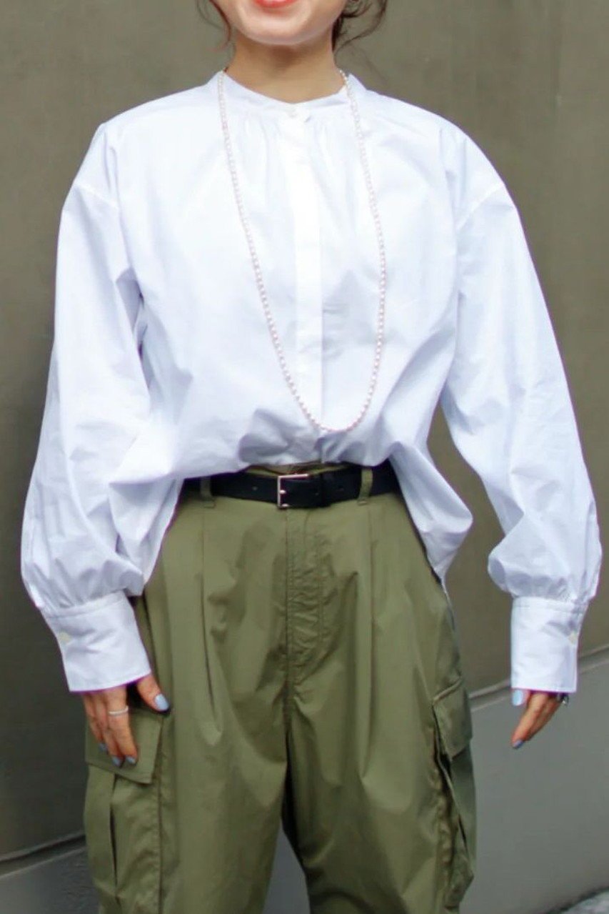 【レリル/lelill】の「ピマソロ」スプリッドブラウス 人気、トレンドファッション・服の通販 founy(ファニー) 　ファッション　Fashion　レディースファッション　Fashion for Women　トップス・カットソー　Cut & Sew Tops　シャツ・ブラウス・オフィスカジュアル　Elegant Blouses & Button-Ups　エレガント 上品　Elegant　春　Spring　カフス　Cuff Design　ギャザー　Gathered, Ruffled　スリーブ　Sleeve, Long Sleeve / Short Sleeve　定番　Standard, Basic Item　ファブリック　Fabric, Textile　フェミニン　Feminine, Girly　ベーシック　Basic, Essential　ロング　Long, Long-Length　S/S・春夏　SS, Spring/Summer, Warm Season　夏　Summer　2026年　2026　 other-1|ID: prp329100004854889 ipo3291000000035734472