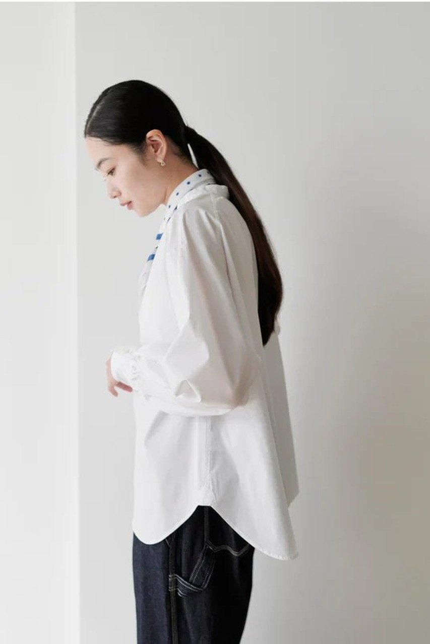 【レリル/lelill】の「ピマソロ」スプリッドブラウス 人気、トレンドファッション・服の通販 founy(ファニー) 　ファッション　Fashion　レディースファッション　Fashion for Women　トップス・カットソー　Cut & Sew Tops　シャツ・ブラウス・オフィスカジュアル　Elegant Blouses & Button-Ups　エレガント 上品　Elegant　春　Spring　カフス　Cuff Design　ギャザー　Gathered, Ruffled　スリーブ　Sleeve, Long Sleeve / Short Sleeve　定番　Standard, Basic Item　ファブリック　Fabric, Textile　フェミニン　Feminine, Girly　ベーシック　Basic, Essential　ロング　Long, Long-Length　S/S・春夏　SS, Spring/Summer, Warm Season　夏　Summer　2026年　2026　other-6|ID: prp329100004854889 ipo3291000000035734488