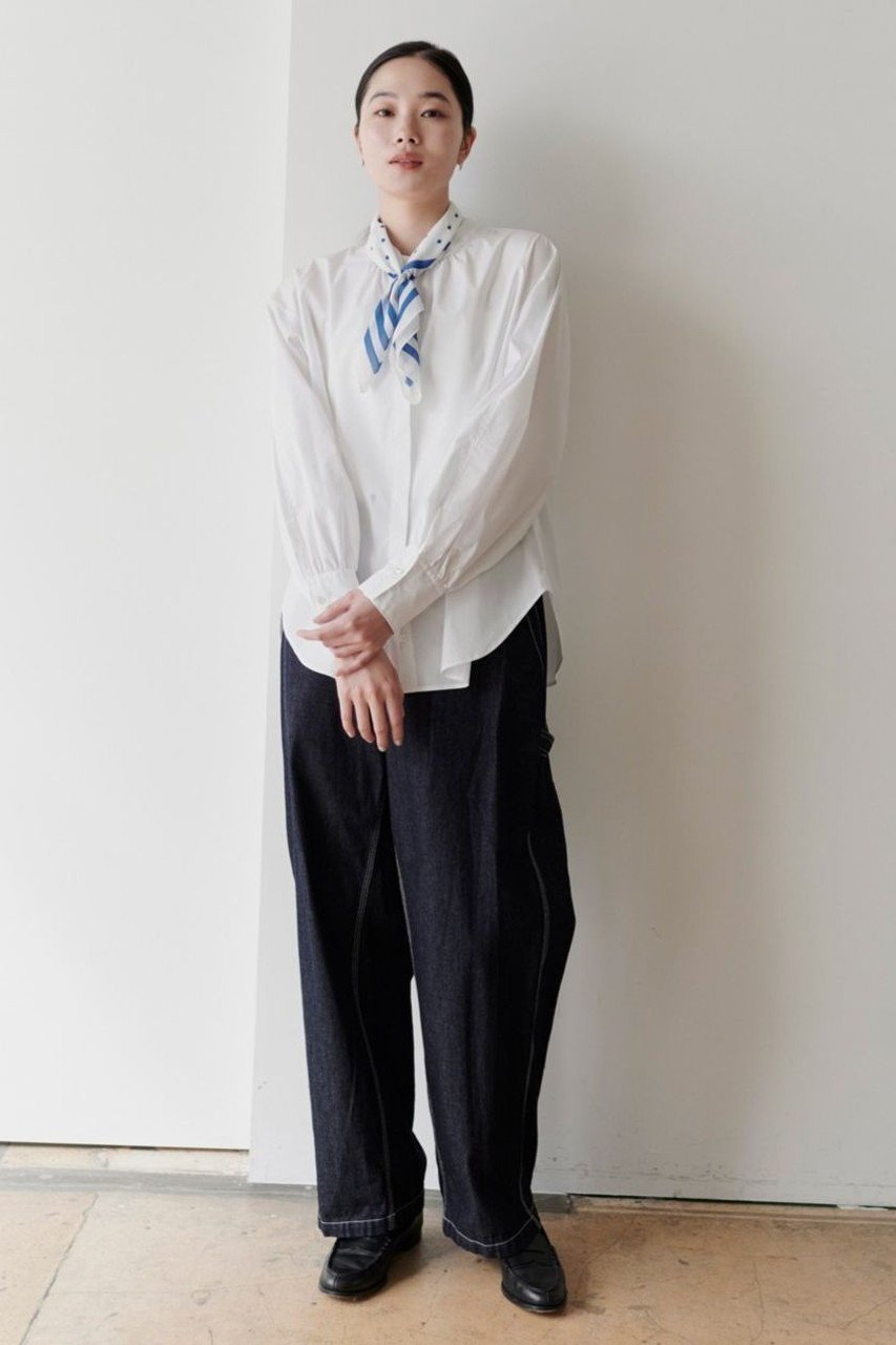 【レリル/lelill】の「ピマソロ」スプリッドブラウス 人気、トレンドファッション・服の通販 founy(ファニー) 　ファッション　Fashion　レディースファッション　Fashion for Women　トップス・カットソー　Cut & Sew Tops　シャツ・ブラウス・オフィスカジュアル　Elegant Blouses & Button-Ups　エレガント 上品　Elegant　春　Spring　カフス　Cuff Design　ギャザー　Gathered, Ruffled　スリーブ　Sleeve, Long Sleeve / Short Sleeve　定番　Standard, Basic Item　ファブリック　Fabric, Textile　フェミニン　Feminine, Girly　ベーシック　Basic, Essential　ロング　Long, Long-Length　S/S・春夏　SS, Spring/Summer, Warm Season　夏　Summer　2026年　2026　other-7|ID: prp329100004854889 ipo3291000000035734493
