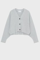 【スタニングルアー/STUNNING LURE】の【2/18 11:00販売開始】ダブルフェイスニットカーディガン 人気、トレンドファッション・服の通販 founy(ファニー) ファッション Fashion レディースファッション Fashion for Women トップス・カットソー Cut & Sew Tops ニット Knit Tops & Sweaters カーディガン・羽織り Layered Style Cardigans カーディガン Cardigan, Knitwear ショート Short, Short Length フォルム Silhouette, Form ワイド Wide, Wide Fit エレガント 上品 Elegant 新作・新入荷 New Arrivals / New In thumbnail ライトグレー|ID: prp329100004854893 ipo3291000000035734520