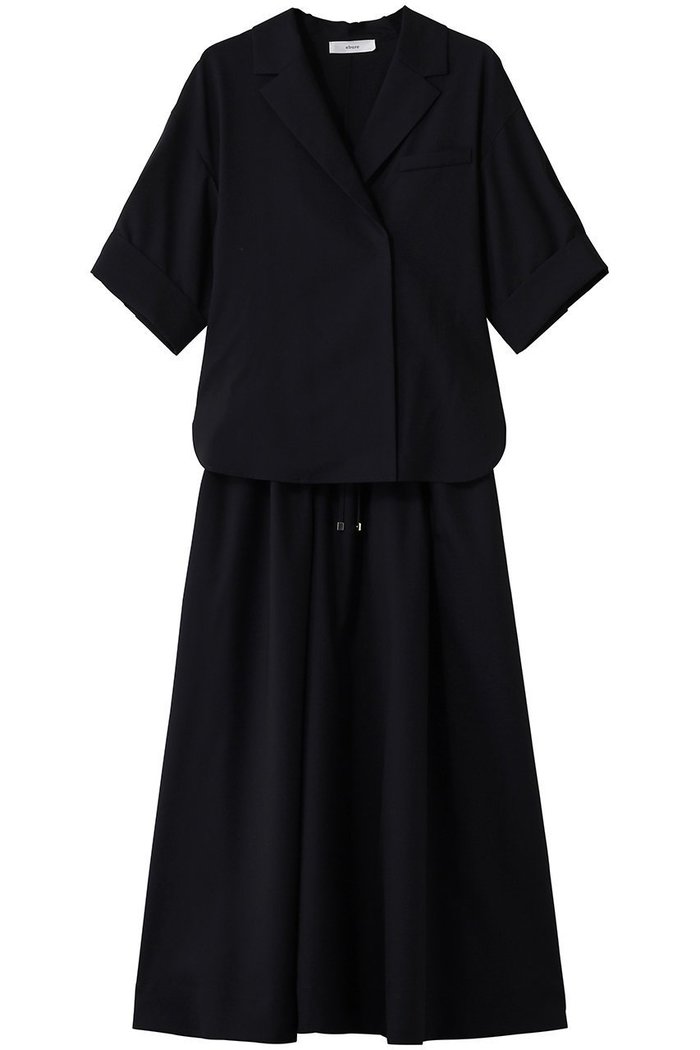 【エブール/ebure】の【2/13 0:00販売開始】ドライトロピカル テーラードカラーワンピース インテリア・キッズ・メンズ・レディースファッション・服の通販 founy(ファニー) https://founy.com/ ファッション Fashion レディースファッション Fashion for Women ワンピース Dresses チュニック Tunic Tops & Dresses 2026年 2026 カフス Cuff Design チュニック Tunic, Long Top テーラード Tailored, Tailored Fit ポケット Pocket, Pocket Detail 夏 Summer 春 Spring S/S・春夏 SS, Spring/Summer, Warm Season |ID: prp329100004854896 ipo3291000000035734551