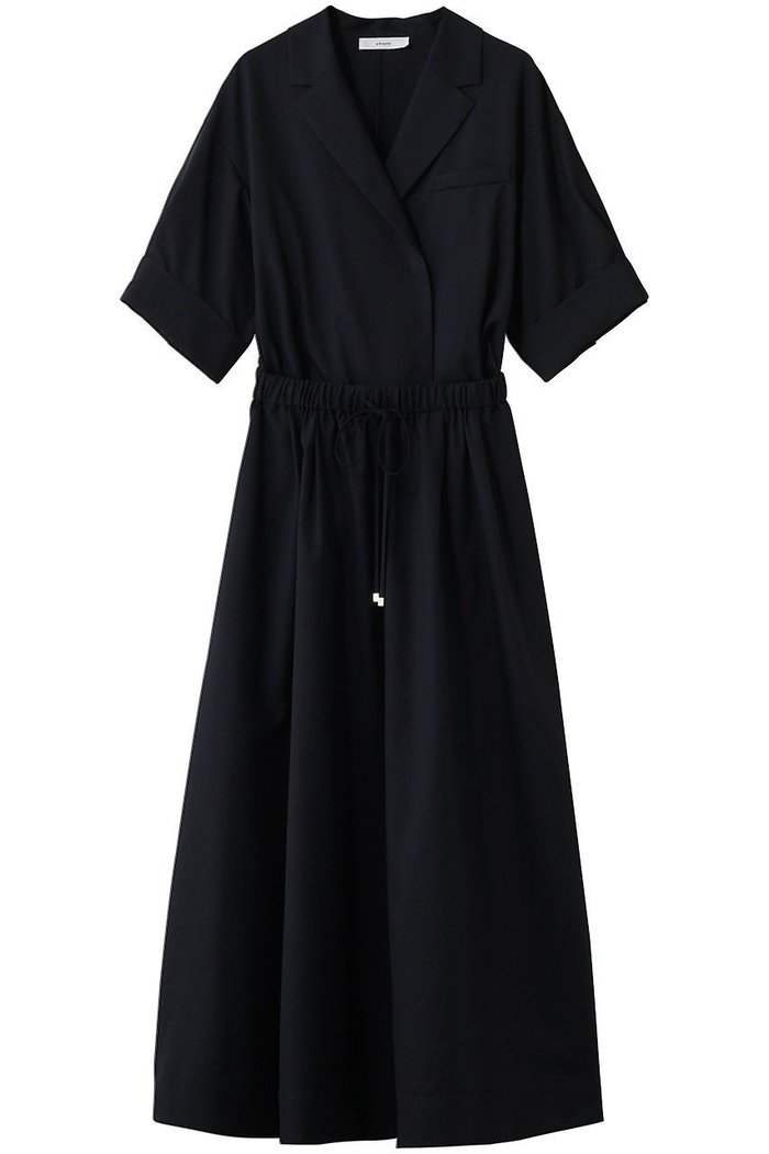 【エブール/ebure】のドライトロピカル テーラードカラーワンピース インテリア・キッズ・メンズ・レディースファッション・服の通販 founy(ファニー) https://founy.com/ ファッション Fashion レディースファッション Fashion for Women ワンピース Dresses チュニック Tunic Tops & Dresses 2026年 2026 カフス Cuff Design チュニック Tunic, Long Top テーラード Tailored, Tailored Fit ポケット Pocket, Pocket Detail 夏 Summer 春 Spring S/S・春夏 SS, Spring/Summer, Warm Season |ID: prp329100004854896 ipo3291000000036231406