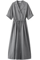 【エブール/ebure】のドライトロピカル テーラードカラーワンピース グレー|ID: prp329100004854896 ipo3291000000036231408