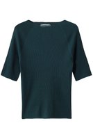 【エブール/ebure】の【2/13 0:00販売開始】ハイゲージファインリブ 5分袖ニットプルオーバー 人気、トレンドファッション・服の通販 founy(ファニー) ファッション Fashion レディースファッション Fashion for Women トップス・カットソー Cut & Sew Tops ニット Knit Tops & Sweaters カジュアルプルオーバー・ニットトップス Pullovers & Knit Tops / Casual Pullovers 2026年 2026 シルク Silk, 100% Silk シンプル Simple, Minimal 夏 Summer 春 Spring S/S・春夏 SS, Spring/Summer, Warm Season |ID:prp329100004854900