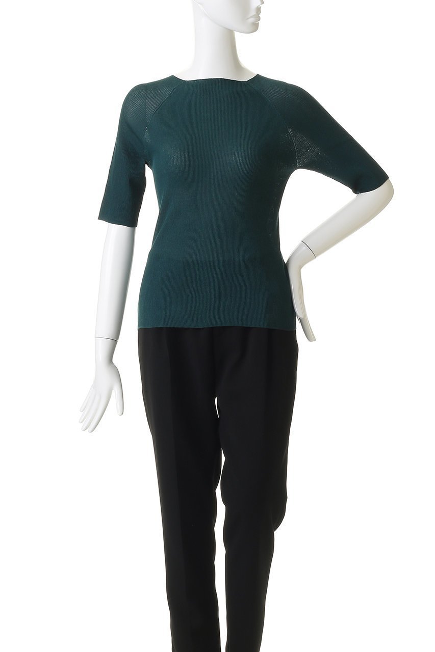 【エブール/ebure】の【2/13 0:00販売開始】ハイゲージファインリブ 5分袖ニットプルオーバー 人気、トレンドファッション・服の通販 founy(ファニー) 　ファッション　Fashion　レディースファッション　Fashion for Women　トップス・カットソー　Cut & Sew Tops　ニット　Knit Tops & Sweaters　カジュアルプルオーバー・ニットトップス　Pullovers & Knit Tops / Casual Pullovers　2026年　2026　シルク　Silk, 100% Silk　シンプル　Simple, Minimal　夏　Summer　春　Spring　S/S・春夏　SS, Spring/Summer, Warm Season　other-2|ID: prp329100004854900 ipo3291000000035734609