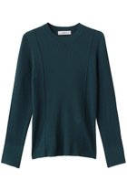 【エブール/ebure】の【2/13 0:00販売開始】ハイゲージファインリブ クルーネックニットプルオーバー 人気、トレンドファッション・服の通販 founy(ファニー) ファッション Fashion レディースファッション Fashion for Women トップス・カットソー Cut & Sew Tops ニット Knit Tops & Sweaters カジュアルプルオーバー・ニットトップス Pullovers & Knit Tops / Casual Pullovers 2026年 2026 シルク Silk, 100% Silk シンプル Simple, Minimal バランス Balance, Style Balance フィット Fit, Slim Fit 夏 Summer 春 Spring S/S・春夏 SS, Spring/Summer, Warm Season thumbnail ダークグリーン|ID: prp329100004854902 ipo3291000000035734622