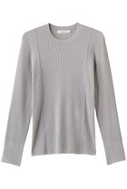 【エブール/ebure】の【2/13 0:00販売開始】ハイゲージファインリブ クルーネックニットプルオーバー 人気、トレンドファッション・服の通販 founy(ファニー) ファッション Fashion レディースファッション Fashion for Women トップス・カットソー Cut & Sew Tops ニット Knit Tops & Sweaters カジュアルプルオーバー・ニットトップス Pullovers & Knit Tops / Casual Pullovers 2026年 2026 シルク Silk, 100% Silk シンプル Simple, Minimal バランス Balance, Style Balance フィット Fit, Slim Fit 夏 Summer 春 Spring S/S・春夏 SS, Spring/Summer, Warm Season thumbnail ライトグレー|ID: prp329100004854902 ipo3291000000035734625