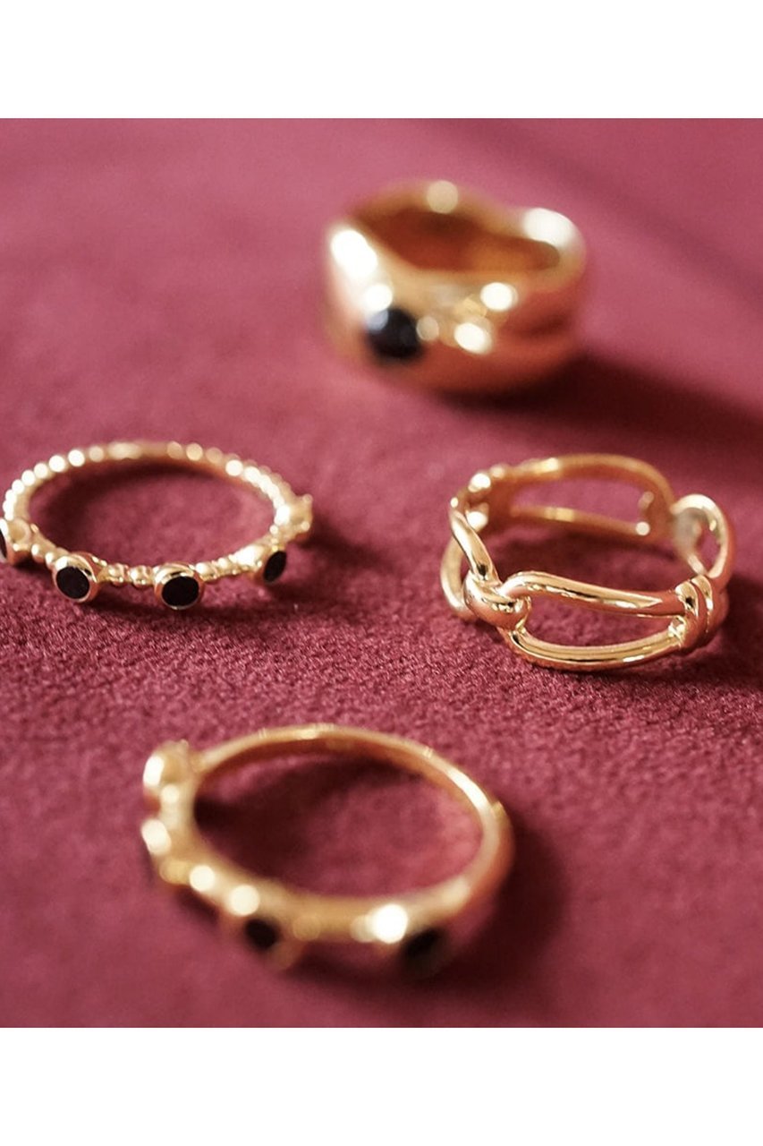 【デイジー ロンドン/DAISY LONDON】のPolly Knot Band リング 人気、トレンドファッション・服の通販 founy(ファニー) 　ファッション　Fashion　レディースファッション　Fashion for Women　2026年　2026　おすすめ　Recommended / Our Picks　コレクション　Collection, Seasonal Line　ボックス　Boxy, Box Shape　ポーチ　Pouch, Small Case　人気　Popular, Best Seller　夏　Summer　春　Spring　S/S・春夏　SS, Spring/Summer, Warm Season　other-5|ID: prp329100004855364 ipo3291000000036026216