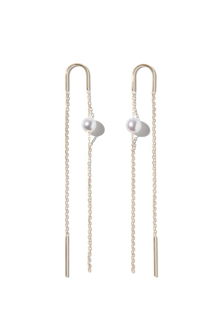 【ミズキ/MIZUKI】の【2/20 0:00販売開始】SBE455 グレーアコヤパール candy チェーンピアス インテリア・キッズ・メンズ・レディースファッション・服の通販 founy(ファニー) 　ファッション　Fashion　レディースファッション　Fashion for Women　ジュエリー　Jewelry　ファッションリング　Fashion Rings　イヤリング・フープ・ドロップタイプ　Hoop, Drop & Clip Earrings　2026年　2026　イヤリング　Earrings　チェーン　Chain, Chain Strap　モダン　Modern, Contemporary　夏　Summer　春　Spring　S/S・春夏　SS, Spring/Summer, Warm Season　イエローゴールド|ID: prp329100004855374 ipo3291000000035776438