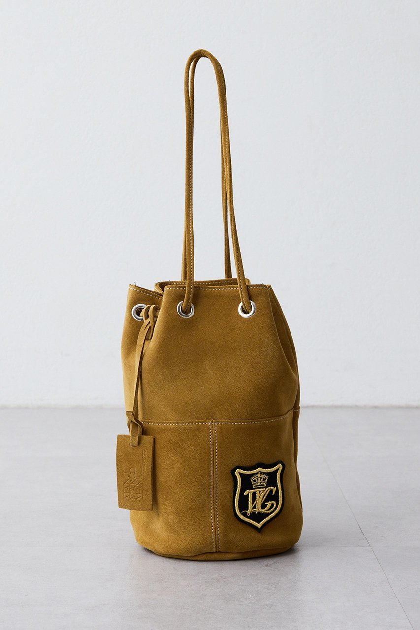 【ウィムガゼット/Whim Gazette】の【MARCO MASI】スエードワッペン巾着 人気、トレンドファッション・服の通販 founy(ファニー) 　ファッション　Fashion　レディースファッション　Fashion for Women　イタリア　Italy　春　Spring　巾着　Drawstring Bag, Kinchaku　ショルダー　Shoulder, Shoulder Strap　シンプル　Simple, Minimal　定番　Standard, Basic Item　なめらか　Smooth, Silky Texture　人気　Popular, Best Seller　バケツ　Bucket, Bucket Style　フォルム　Silhouette, Form　別注　Limited Edition, Custom Order　ミラノ　Milano Style, Italian-Inspired　S/S・春夏　SS, Spring/Summer, Warm Season　夏　Summer　エレガント 上品　Elegant　2026年　2026　other-5|ID: prp329100004855397 ipo3291000000035776612