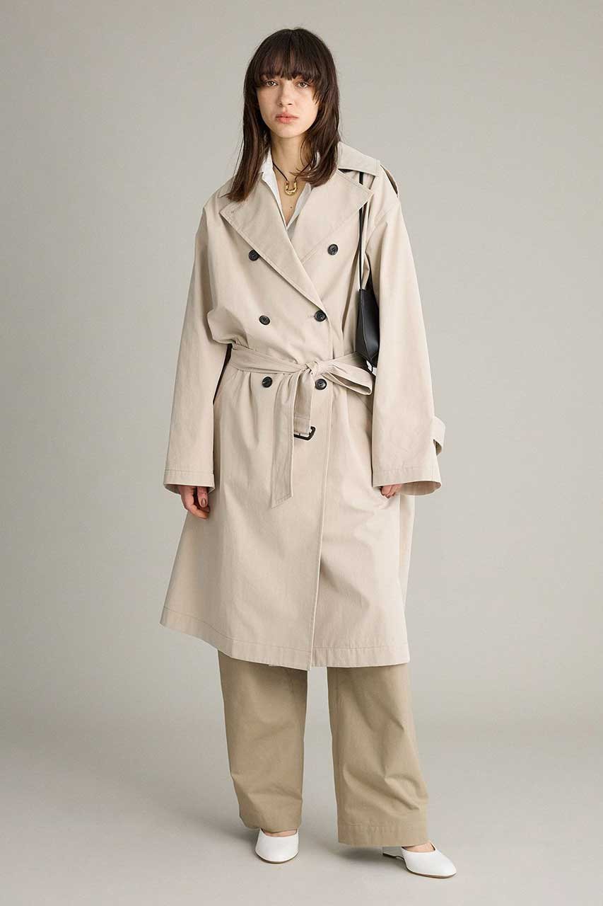 【ブリル/BRILL】のトレンチオーバーコート 人気、トレンドファッション・服の通販 founy(ファニー) 　ファッション　Fashion　レディースファッション　Fashion for Women　アウター　Coat / Outerwear Collection　コート・ロングコート・ピーコート　Long Coats, Peacoats & More　2026年　2026　タンブラー　Tumbler, Travel Mug　ツイル　Twist, Twisted Detail　トレンチ　Trench, Trench Coat　ロング　Long, Long-Length　ヴィンテージ　Vintage Style　夏　Summer　春　Spring　S/S・春夏　SS, Spring/Summer, Warm Season　other-2|ID: prp329100004855402 ipo3291000000035776689