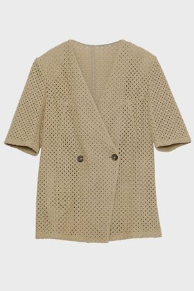 【スタニングルアー/STUNNING LURE】の【Waltz】ラッセルハーフスリーブジャケット 人気、トレンドファッション・服の通販 founy(ファニー) ファッション Fashion レディースファッション Fashion for Women アウター Coat / Outerwear Collection レディースジャケット・軽アウター Jackets 2026年 2026 インナー Innerwear ジャケット Jacket, Outerwear スリーブ Sleeve, Long Sleeve / Short Sleeve テーラード Tailored, Tailored Fit ハーフ Half, Half-Length バランス Balance, Style Balance ボックス Boxy, Box Shape モダン Modern, Contemporary ラッセル Raschel, Raschel Lace 夏 Summer 春 Spring S/S・春夏 SS, Spring/Summer, Warm Season |ID:prp329100004855405