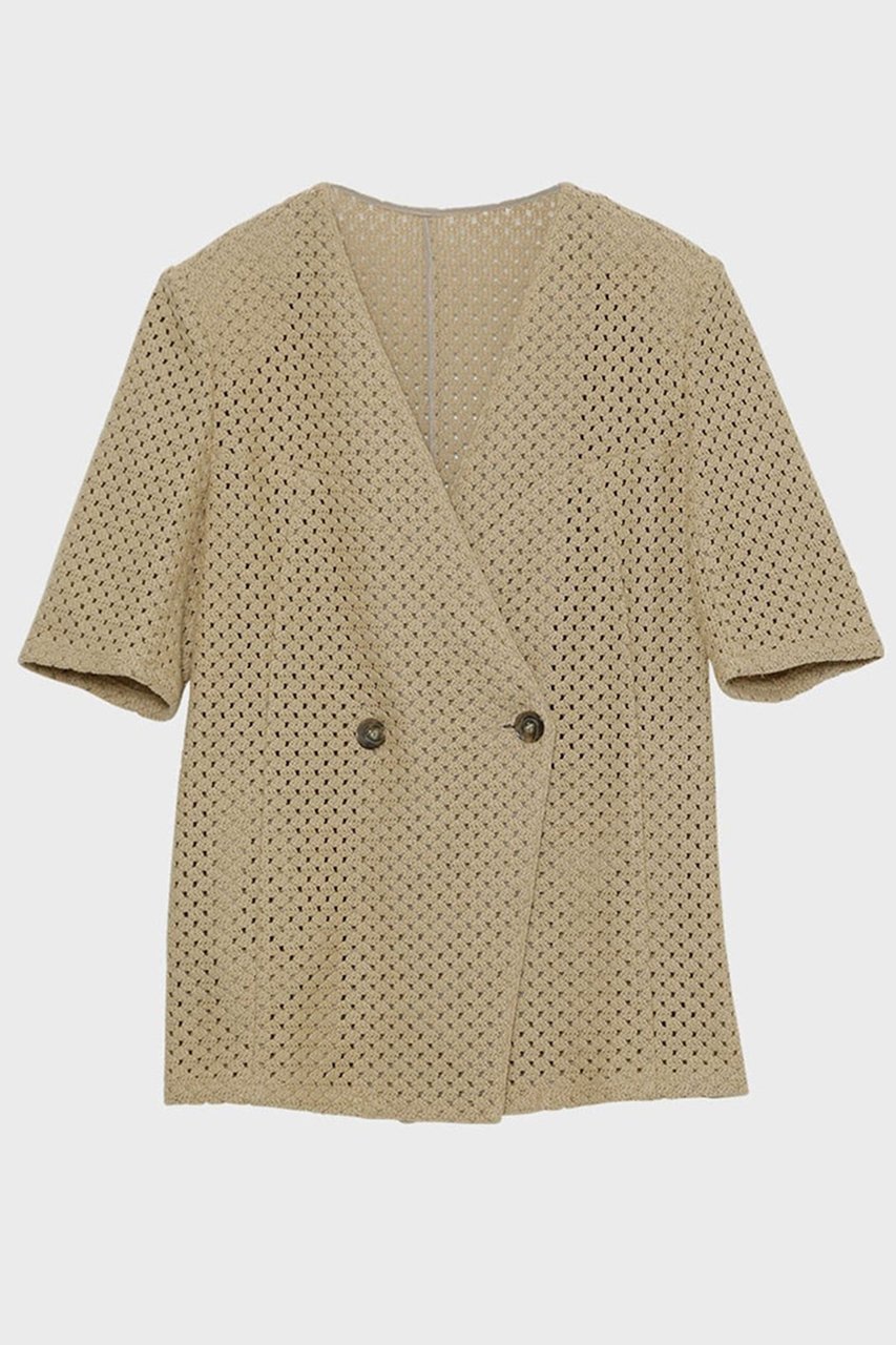 【スタニングルアー/STUNNING LURE】の【Waltz】ラッセルハーフスリーブジャケット インテリア・キッズ・メンズ・レディースファッション・服の通販 founy(ファニー) 　ファッション　Fashion　レディースファッション　Fashion for Women　アウター　Coat / Outerwear Collection　レディースジャケット・軽アウター　Jackets　2026年　2026　インナー　Innerwear　ジャケット　Jacket, Outerwear　スリーブ　Sleeve, Long Sleeve / Short Sleeve　テーラード　Tailored, Tailored Fit　ハーフ　Half, Half-Length　バランス　Balance, Style Balance　ボックス　Boxy, Box Shape　モダン　Modern, Contemporary　ラッセル　Raschel, Raschel Lace　夏　Summer　春　Spring　S/S・春夏　SS, Spring/Summer, Warm Season　ベージュ|ID: prp329100004855405 ipo3291000000035776711