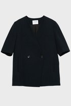 【スタニングルアー/STUNNING LURE】の【Waltz】ソリッドハーフスリーブジャケット 人気、トレンドファッション・服の通販 founy(ファニー) ファッション Fashion レディースファッション Fashion for Women アウター Coat / Outerwear Collection レディースジャケット・軽アウター Jackets 2026年 2026 インナー Innerwear ジャケット Jacket, Outerwear スリーブ Sleeve, Long Sleeve / Short Sleeve ドレープ Drape, Draping Fabric ハーフ Half, Half-Length バランス Balance, Style Balance ボックス Boxy, Box Shape モダン Modern, Contemporary 夏 Summer 春 Spring S/S・春夏 SS, Spring/Summer, Warm Season thumbnail ブラック|ID: prp329100004855406 ipo3291000000035776717