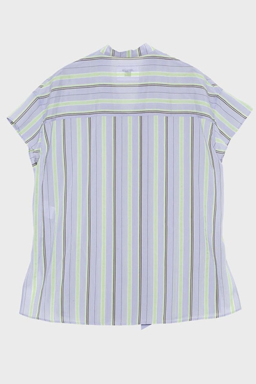 【スタニングルアー/STUNNING LURE】の【Waltz】ストライプアシンメトリーカラーシャツ 人気、トレンドファッション・服の通販 founy(ファニー) 　ファッション　Fashion　レディースファッション　Fashion for Women　トップス・カットソー　Cut & Sew Tops　シャツ・ブラウス・オフィスカジュアル　Elegant Blouses & Button-Ups　2026年　2026　アシンメトリー　Asymmetrical Style　インナー　Innerwear　ショルダー　Shoulder, Shoulder Strap　ジャケット　Jacket, Outerwear　ストライプ　Stripe, Striped Pattern　スリーブ　Sleeve, Long Sleeve / Short Sleeve　ドロップ　Drop Shoulder, Dropped Style　バランス　Balance, Style Balance　ヘムライン　Hemline, Bottom Cut　モダン　Modern, Contemporary　ラウンド　Round, Round Neck　ロング　Long, Long-Length　ワッシャー　Washer, Crinkled Finish　夏　Summer　春　Spring　S/S・春夏　SS, Spring/Summer, Warm Season　other-2|ID: prp329100004855407 ipo3291000000035776724