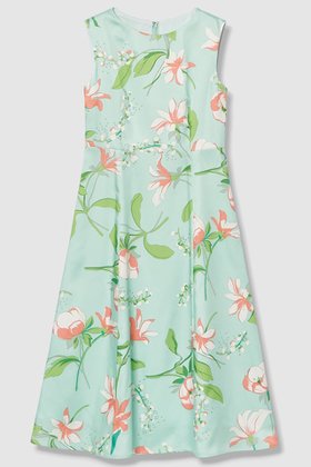 【アナイ/ANAYI】のリリーフラワープリントフレア ワンピース 人気、トレンドファッション・服の通販 founy(ファニー) ファッション Fashion レディースファッション Fashion for Women ワンピース Dresses チュニック Tunic Tops & Dresses 2026年 2026 おすすめ Recommended / Our Picks チュニック Tunic, Long Top ツイル Twist, Twisted Detail フォルム Silhouette, Form プリント Print, Printed Pattern ロング Long, Long-Length 夏 Summer 春 Spring S/S・春夏 SS, Spring/Summer, Warm Season |ID:prp329100004855413