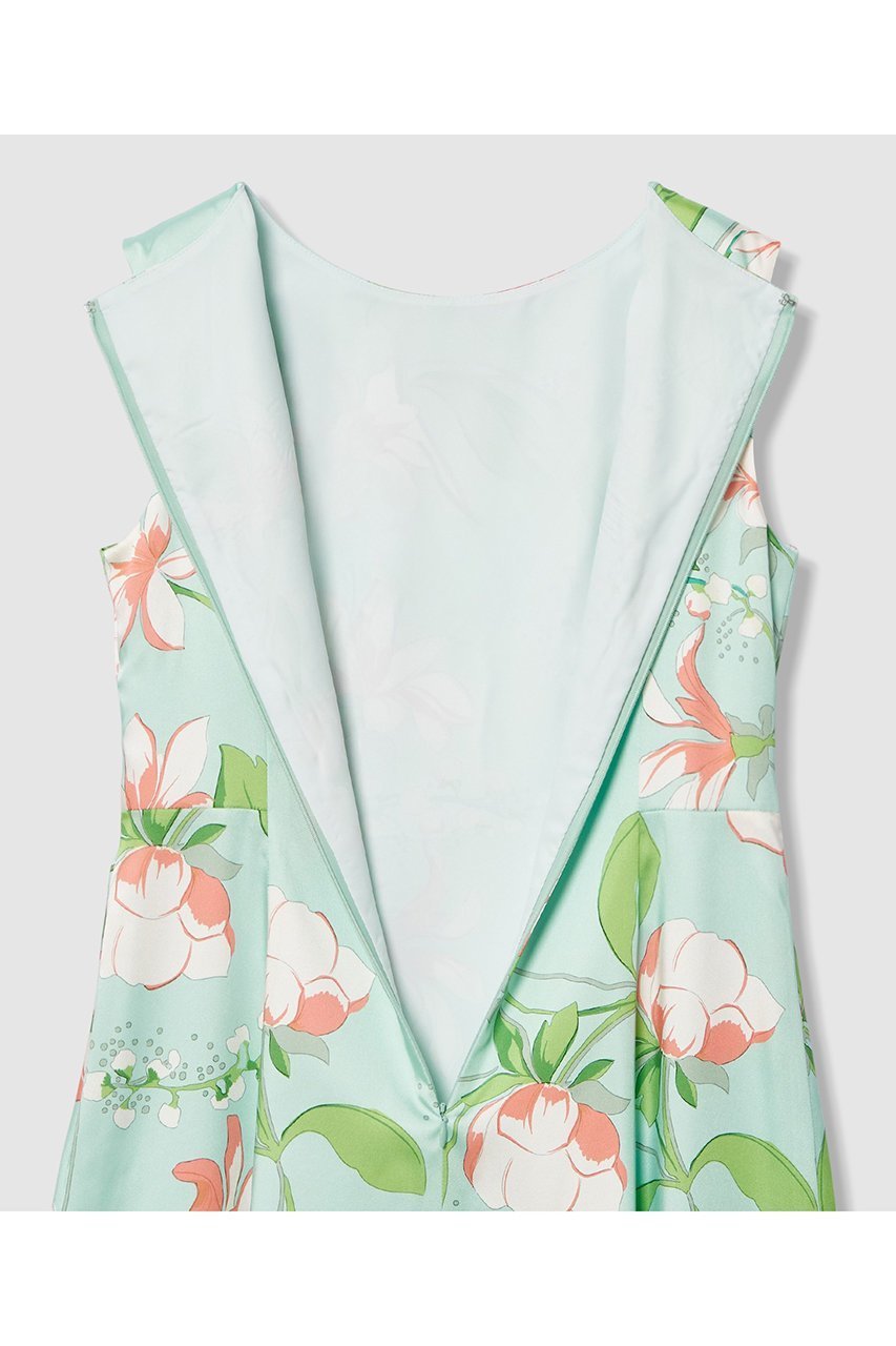 【アナイ/ANAYI】のリリーフラワープリントフレア ワンピース 人気、トレンドファッション・服の通販 founy(ファニー) 　ファッション　Fashion　レディースファッション　Fashion for Women　ワンピース　Dresses　チュニック　Tunic Tops & Dresses　2026年　2026　おすすめ　Recommended / Our Picks　チュニック　Tunic, Long Top　ツイル　Twist, Twisted Detail　フォルム　Silhouette, Form　プリント　Print, Printed Pattern　ロング　Long, Long-Length　夏　Summer　春　Spring　S/S・春夏　SS, Spring/Summer, Warm Season　other-6|ID: prp329100004855413 ipo3291000000035776767