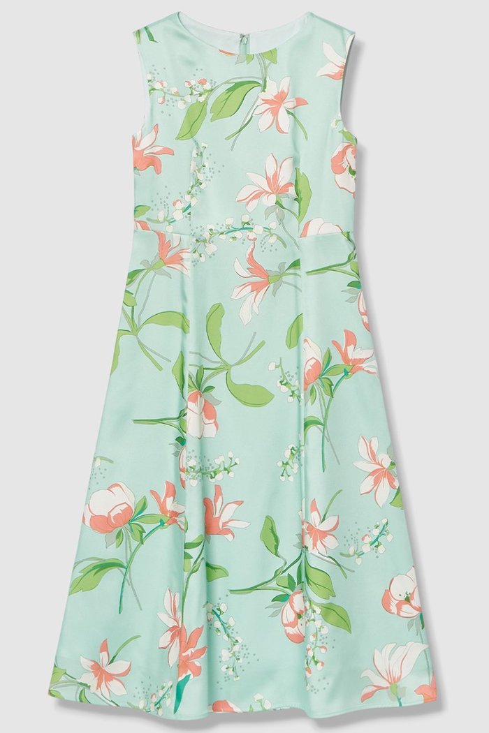 【アナイ/ANAYI】のリリーフラワープリントフレア ワンピース インテリア・キッズ・メンズ・レディースファッション・服の通販 founy(ファニー) https://founy.com/ ファッション Fashion レディースファッション Fashion for Women ワンピース Dresses チュニック Tunic Tops & Dresses 2026年 2026 おすすめ Recommended / Our Picks チュニック Tunic, Long Top ツイル Twist, Twisted Detail フォルム Silhouette, Form プリント Print, Printed Pattern ロング Long, Long-Length 夏 Summer 春 Spring S/S・春夏 SS, Spring/Summer, Warm Season |ID: prp329100004855413 ipo3291000000036093326