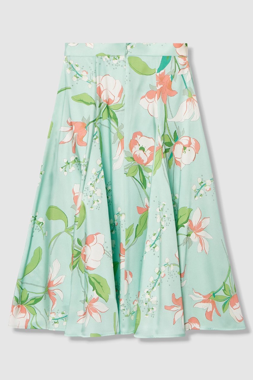 【アナイ/ANAYI】のリリーフラワープリントマチフレア スカート 人気、トレンドファッション・服の通販 founy(ファニー) 　ファッション　Fashion　レディースファッション　Fashion for Women　スカート　Skirts　Aライン・フレアスカート　A-Line & Flared Skirts　2026年　2026　ツイル　Twist, Twisted Detail　フレア　Flare, Flared　プリント　Print, Printed Pattern　夏　Summer　春　Spring　S/S・春夏　SS, Spring/Summer, Warm Season　other-2|ID: prp329100004855414 ipo3291000000035776772