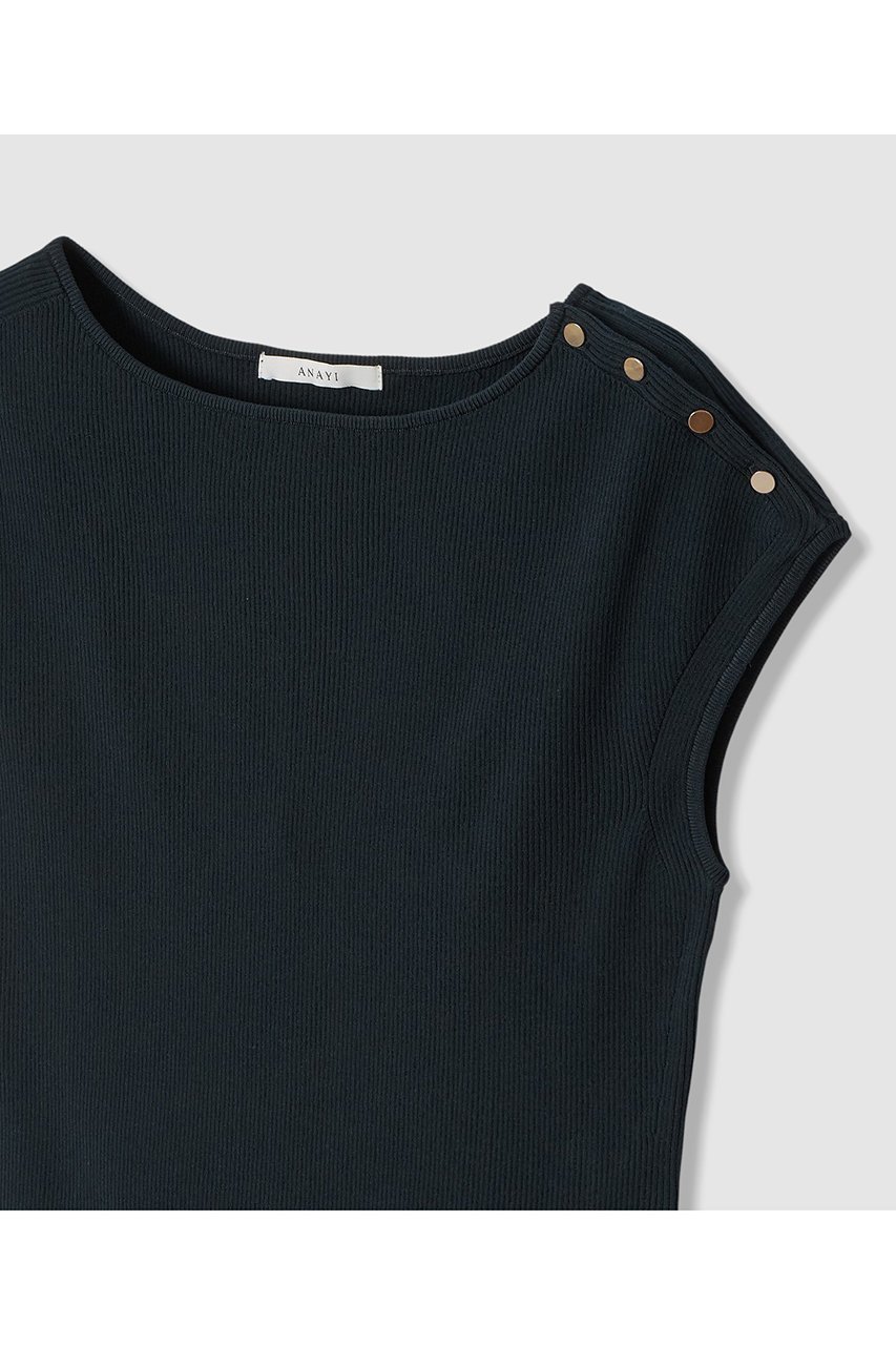 【アナイ/ANAYI】のレーヨンポリエステルストレッチショルダー釦 プルオーバー 人気、トレンドファッション・服の通販 founy(ファニー) 　ファッション　Fashion　レディースファッション　Fashion for Women　トップス・カットソー　Cut & Sew Tops　ニット　Knit Tops & Sweaters　カジュアルプルオーバー・ニットトップス　Pullovers & Knit Tops / Casual Pullovers　2026年　2026　インナー　Innerwear　メタル　Metal, Metal Parts　夏　Summer　春　Spring　S/S・春夏　SS, Spring/Summer, Warm Season　other-3|ID: prp329100004855416 ipo3291000000035776794