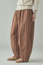 【カレンソロジー/Curensology】のサルファーダイドロストパンツ 人気、トレンドファッション・服の通販 founy(ファニー) ファッション Fashion レディースファッション Fashion for Women パンツ Pants & Trousers 2026年 2026 おすすめ Recommended / Our Picks バランス Balance, Style Balance リネン Linen, Linen Fabric ヴィンテージ Vintage Style 夏 Summer 定番 Standard, Basic Item 春 Spring S/S・春夏 SS, Spring/Summer, Warm Season thumbnail ダークブラウン|ID: prp329100004855418 ipo3291000000035776809