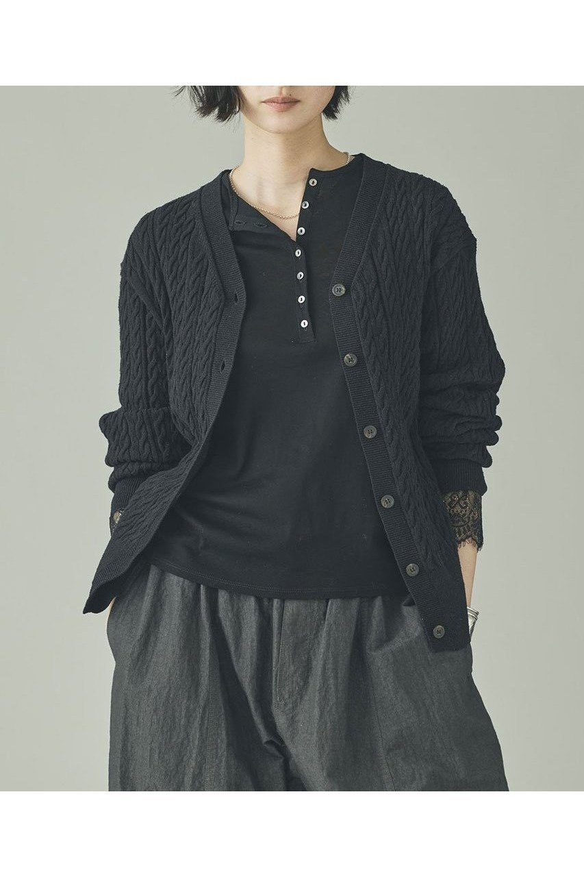 【カレンソロジー/Curensology】のローシルクケーブルカーディガン 人気、トレンドファッション・服の通販 founy(ファニー) 　ファッション　Fashion　レディースファッション　Fashion for Women　トップス・カットソー　Cut & Sew Tops　ニット　Knit Tops & Sweaters　カーディガン・羽織り　Layered Style Cardigans　2026年　2026　おすすめ　Recommended / Our Picks　インナー　Innerwear　カーディガン　Cardigan, Knitwear　セットアップ　Set-Up, Coordinated Outfit　リラックス　Relax, Relaxed Fit　夏　Summer　春　Spring　S/S・春夏　SS, Spring/Summer, Warm Season　 other-1|ID: prp329100004855419 ipo3291000000035776815